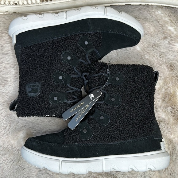 Sorel | Explorer Next Joan Cozy | Black, Moonstone | Size 8 - Picture 11 of 16
